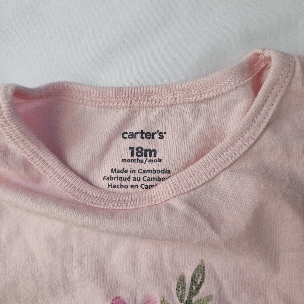 Set Of Two Kids' Colorful Tees- Pink Metallic Cheetah- 18 Month